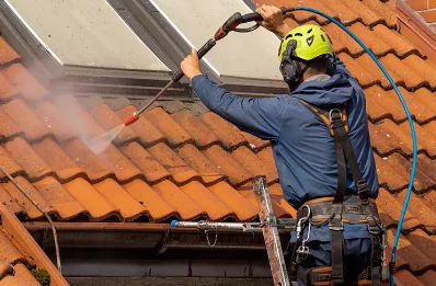 Démoussage et hydrofuge de toiture à Widehem